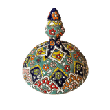 Keramische schaal op voetstuk (32cm)