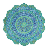 Minakari bord (Ø 30 cm)