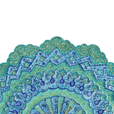 Minakari bord (Ø 30 cm)