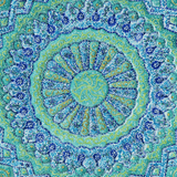 Minakari bord (Ø 30 cm)