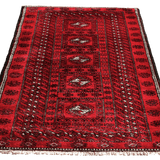 Handgeknoopt Perzisch tapijt - Baluchi, wol, geometrische motieven, 100x188cm