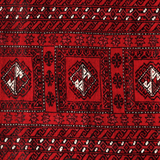 Handgeknoopt Perzisch tapijt - Baluchi, wol, geometrische motieven, 100x188cm