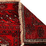 Handgeknoopt Perzisch tapijt - Baluchi, wol, geometrische motieven, 100x188cm